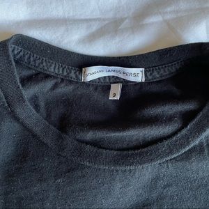 James perse black t-shirt